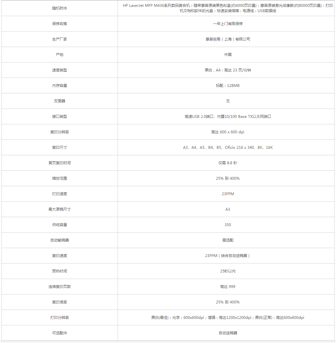 惠普_HP LaserJet MFP M436n 復印機 - 政府采購網上超市.png