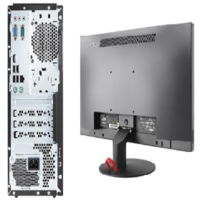 聯想/Lenovo 啟天M435-B451+ThinkVision T2224rbA（21.5英寸） 臺式計算機