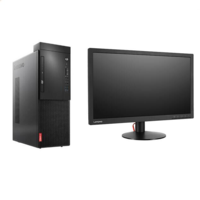 聯想/Lenovo 啟天M437-A428+ThinkVision TE22-11（21.5英寸） 臺式計算機