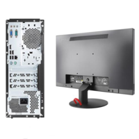 聯想/Lenovo 啟天M437-A428+ThinkVision TE20-14 （19.5英寸） 臺式計算機