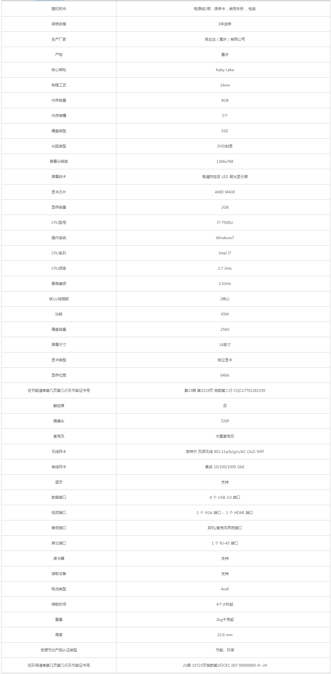 惠普_HP 340 G4-15012000058 便攜式計算機 - 政府采購網上超市.png
