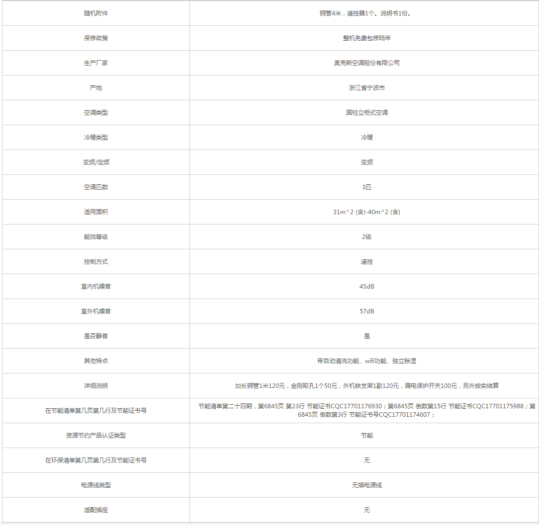 奧克斯_AUX KFR-72LW_R1AHA700+2 空調機 - 政府采購網上超市.png